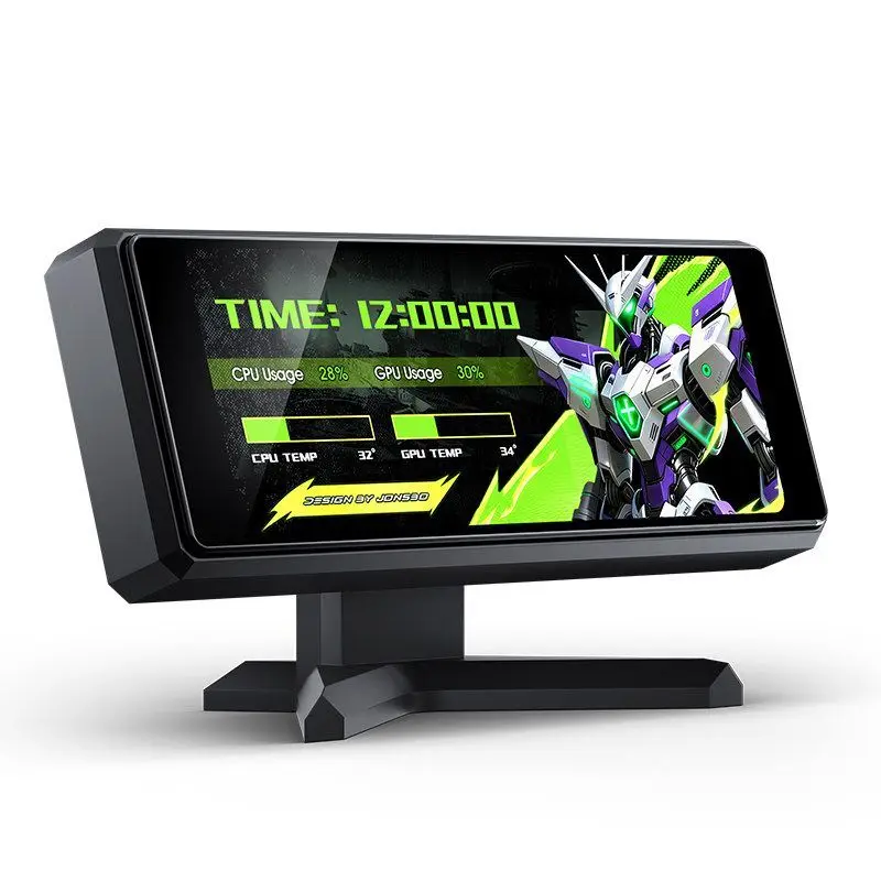 DS339 5inch PC Case Sub Display AIDA64 Hardware Monitor Screen CPU GPU Temperature Data Secondary Screen Used for Windows 10+