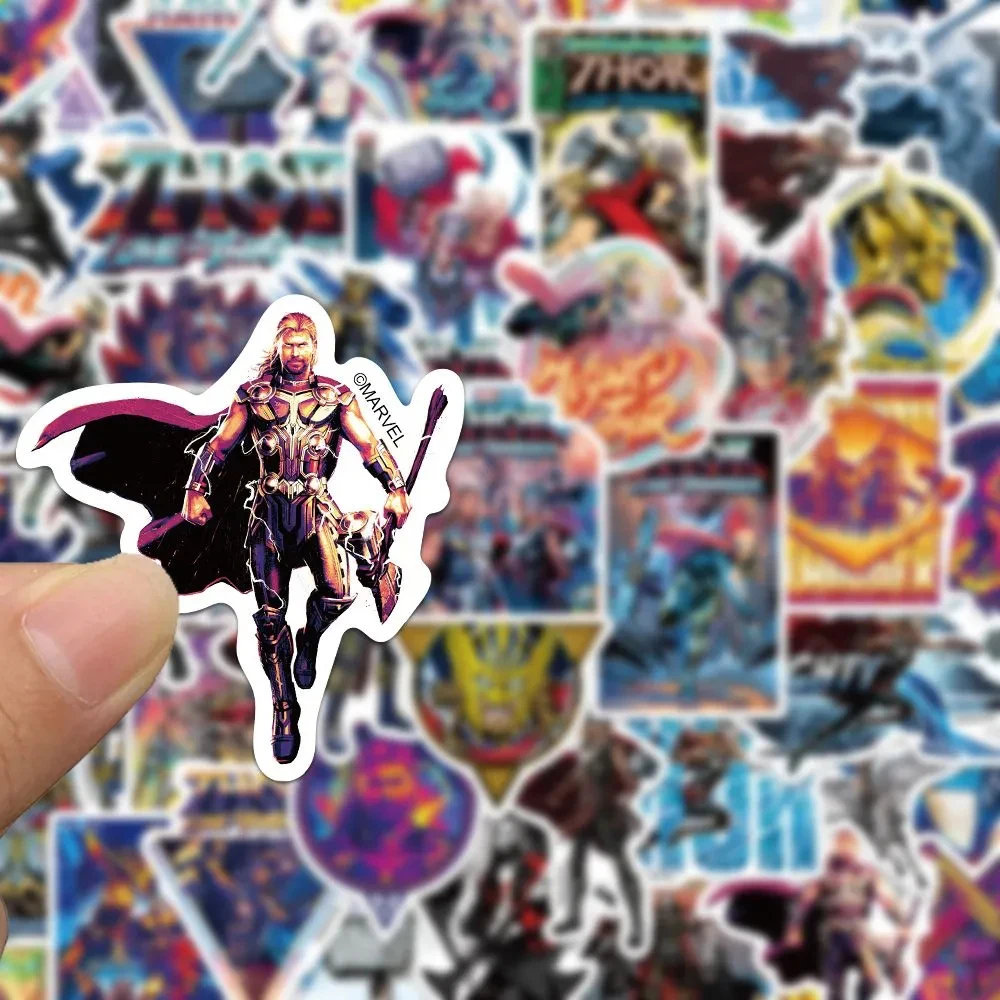 10/30/50pcs Disney Movie Thor: Love and Thunder Stickers Cool Cartoon Kids Sticker Toy Phone Skateboard Suitcase Graffiti Decals