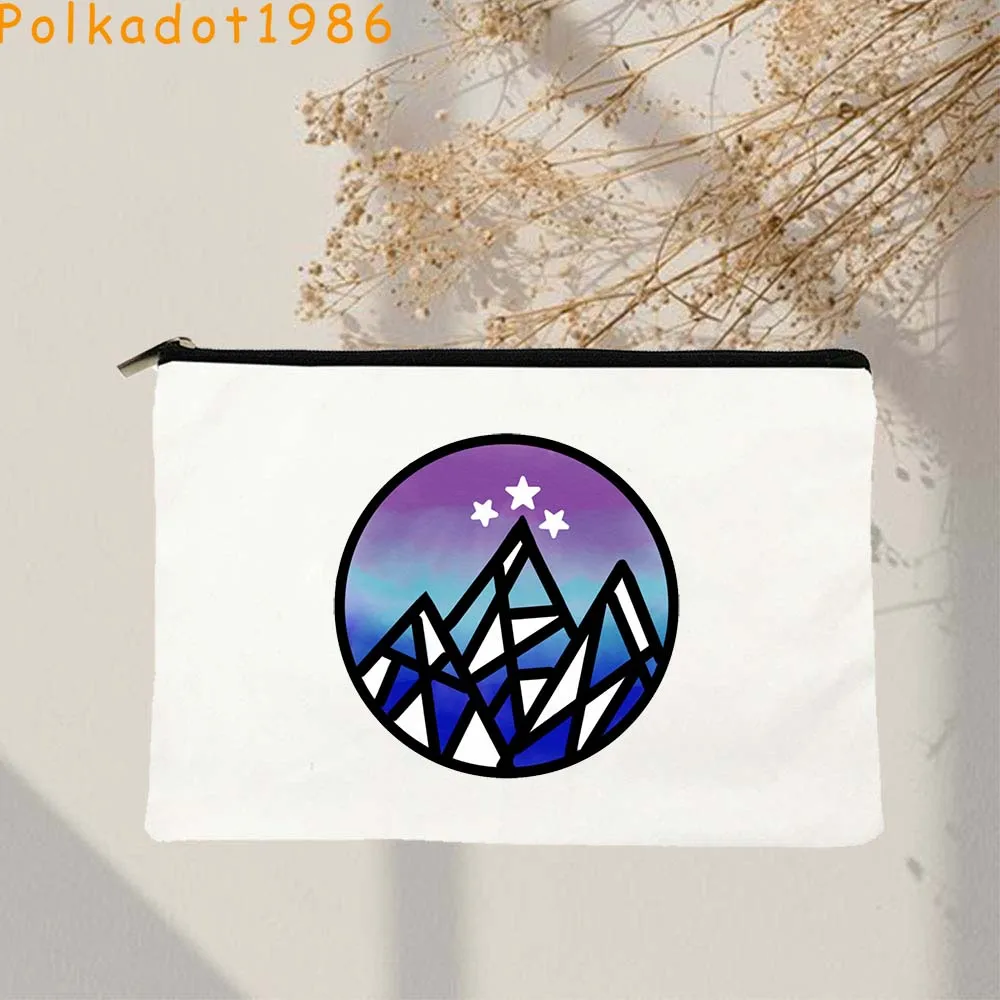 霧と怒りの法廷とげとバラの夢ナイトコートリサンドフェイアキャンバス化粧品メイクアップバッグ鉛筆ケースジッパーポーチ