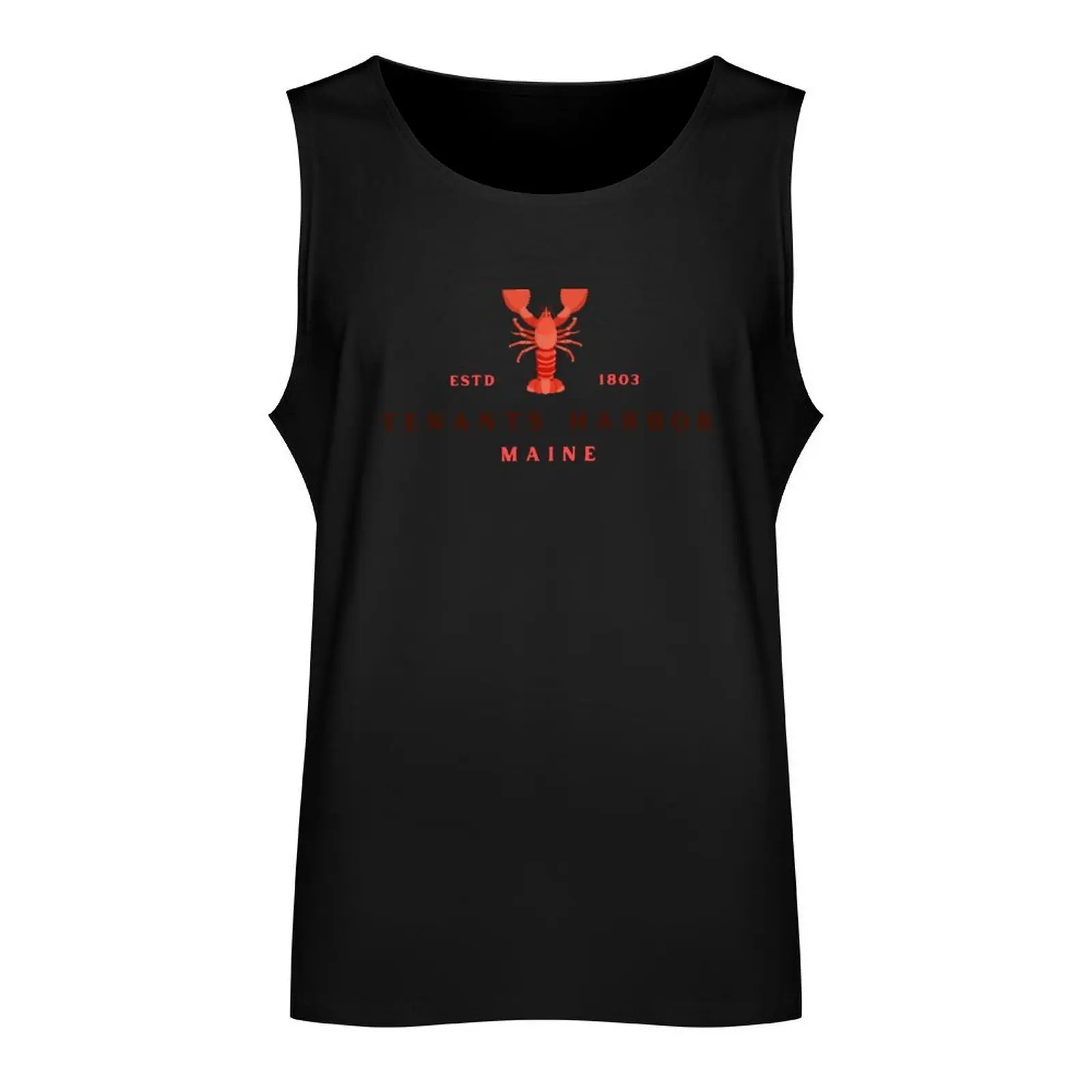 Tenants Harbor Maine Lobstah Tank Top bodybuilding t-shirt gym top Gym clothes