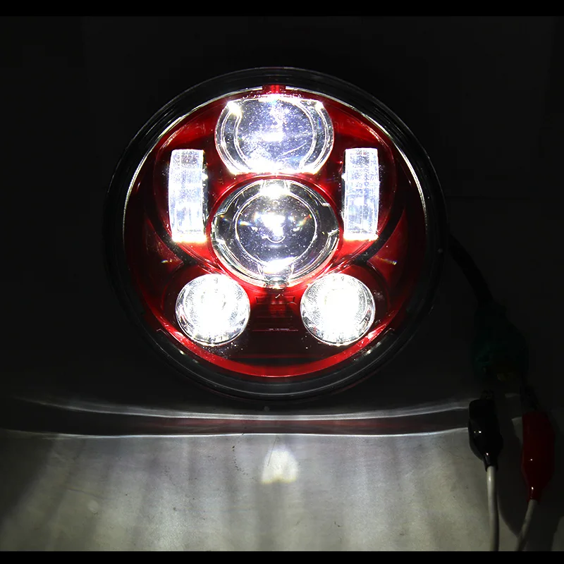 5-3/4 5.75 بوصة LED المصباح ل هارلي دينا ستريت بوب سوبر واسعة الإنزلاق منخفضة رايدر ليلة قضيب قطار سوفتيل سبورتستر الحديد 883 #3