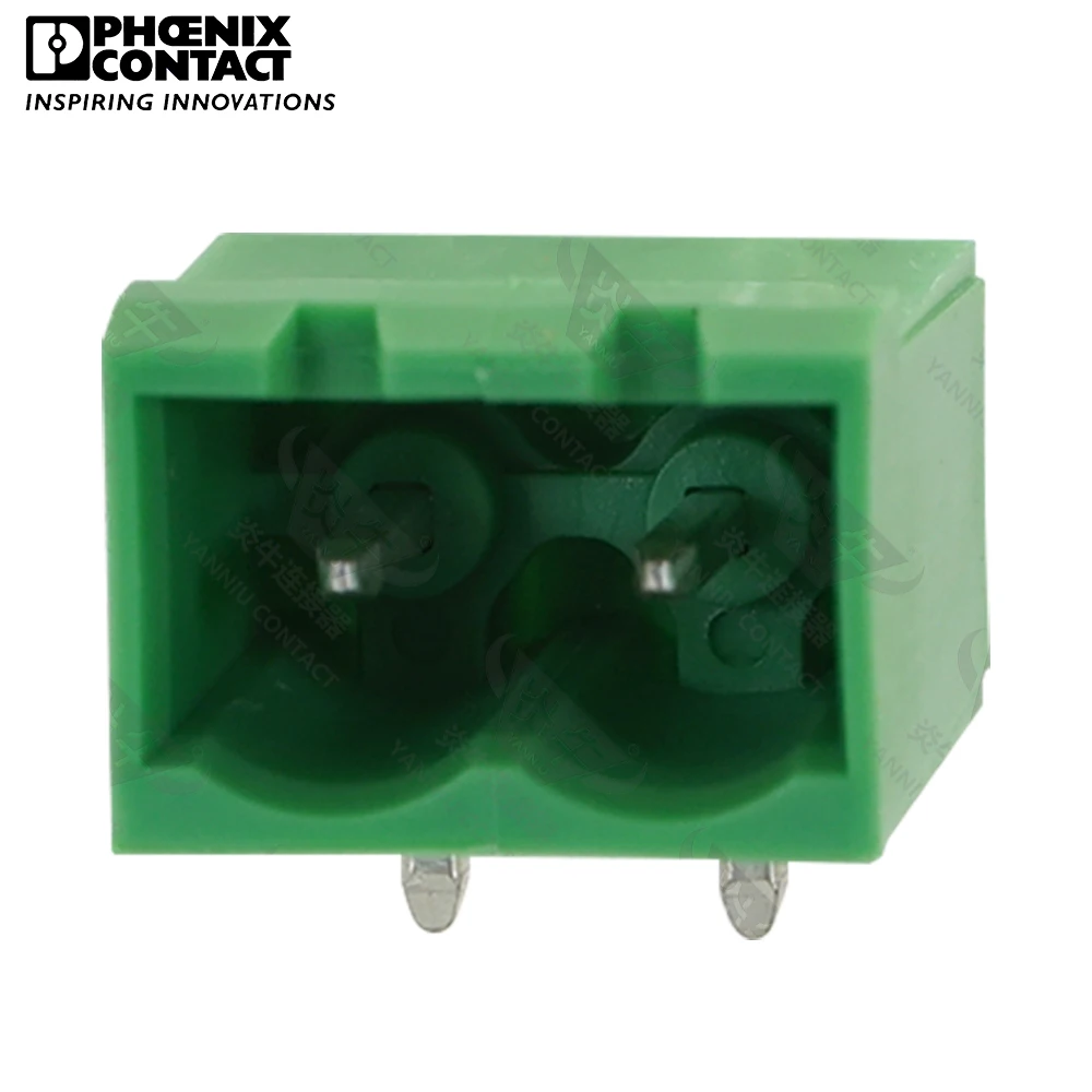 5.08mm Original Genuine Phoenix Contact Connector PCB Pluggable PLUG-IN Terminal Block 2 Pin MSTBA 2.5 G 5.08 1757242 12A 320V