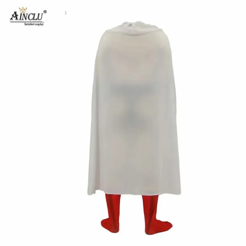 أزياء Ainclu للرجال الأولاد ONE PUNCH MAN أزياء البطل الخارق Saitama التأثيرية بدلة الهالوين مع عباءة/الرأس ob؛ 8