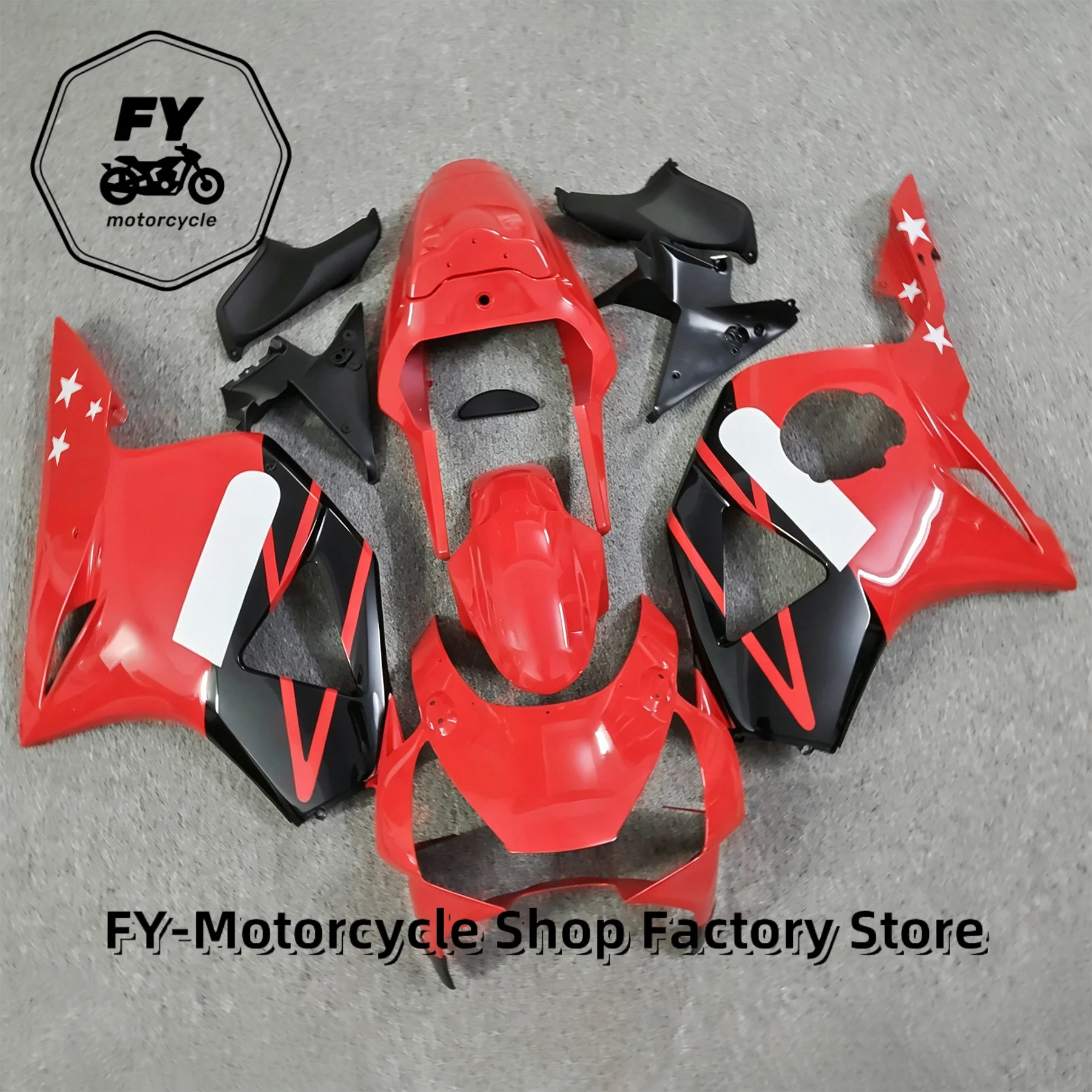 

For HONDA CBR900RR CBR954RR 2002 2003 CBR900 RR CBR954 RR 02 03 Hot Red Black Fairings Bodywork Set