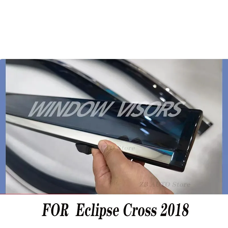 For Eclipse Cross   Window visors  Rain water prevention; Covering the sunlight; Anti fog; Snow prevention