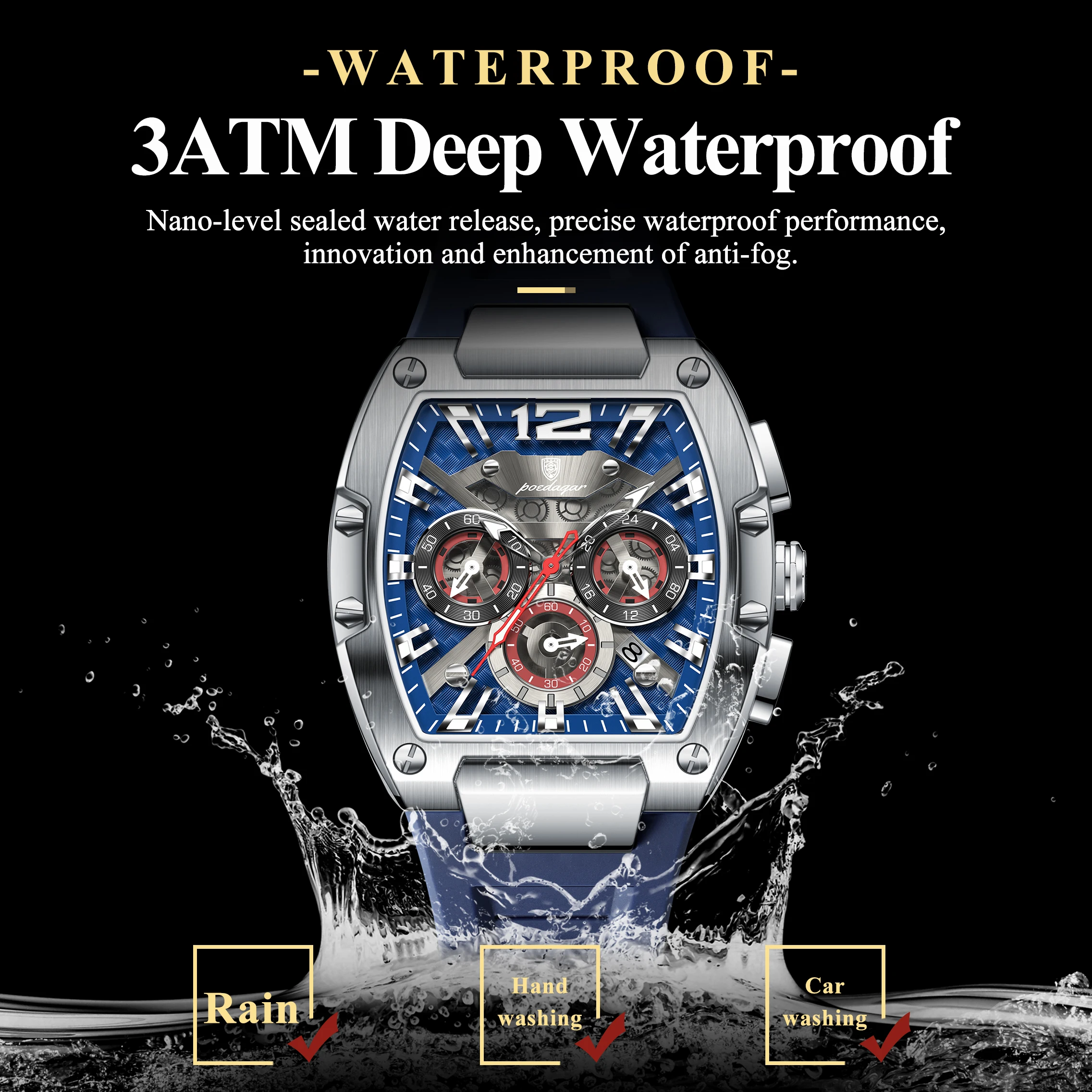 포에다가 패션 오리지널 남성용 시계 야광 방수 날짜 표 - Patek Philippe Watch Nautilus 리뷰 및 가격