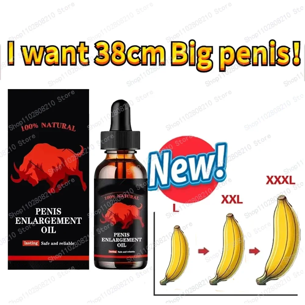 Best Sellers Essential Oil Big Dick Male Penis Enlargement Oil Increase Size Erection Product Aphrodisiac Sex Extender Enhance