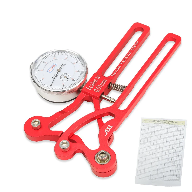 Bicycle Spoke Tension Meter Wheel Builders Tensioner Tool MTB Road Spoke Wrench Checker Indicator Accurate Stable Tool
