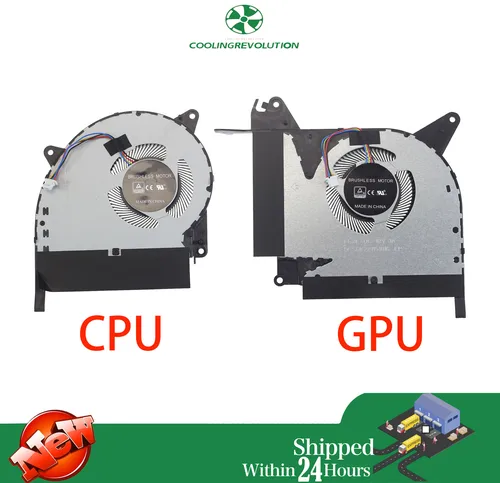 Imagen 2 del producto Ventilador de refrigeración GPU para CPU de ordenador portátil, para ASUS ROG Strix RTX SCAR II GL704 GL704G S7C GL704GW 13NR00N0M10111 13N1-5BP0311