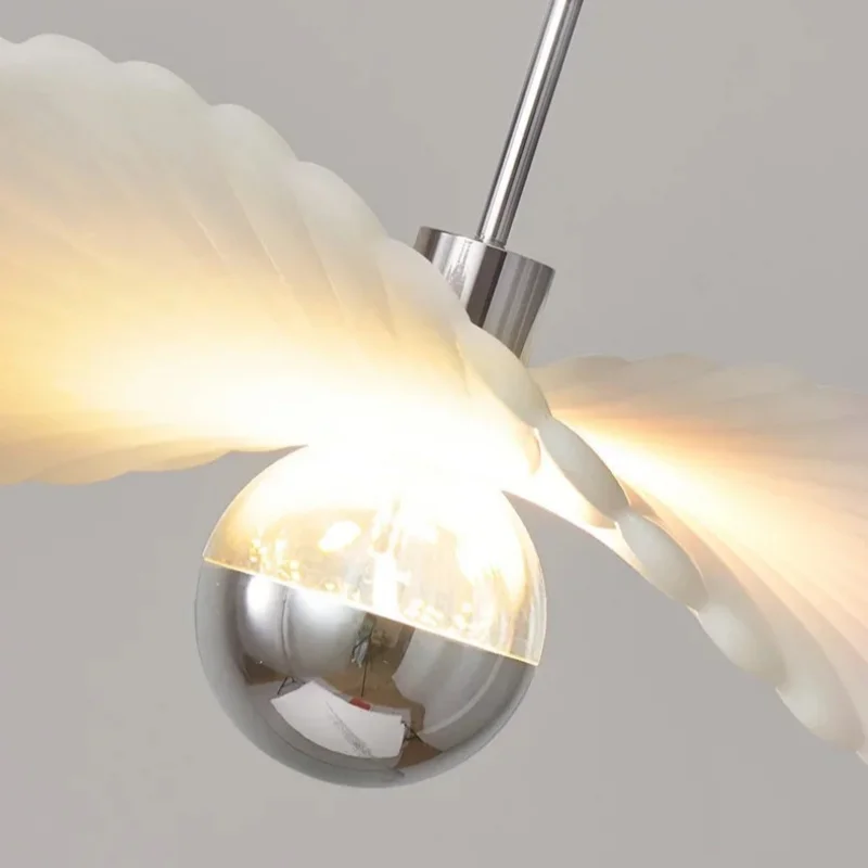 Nordic Minimalism LED Pendant Lights Dining Room Bedroom Modern Ceiling Lamp Decoration Bedside Lamp Arc Design Lighting Light