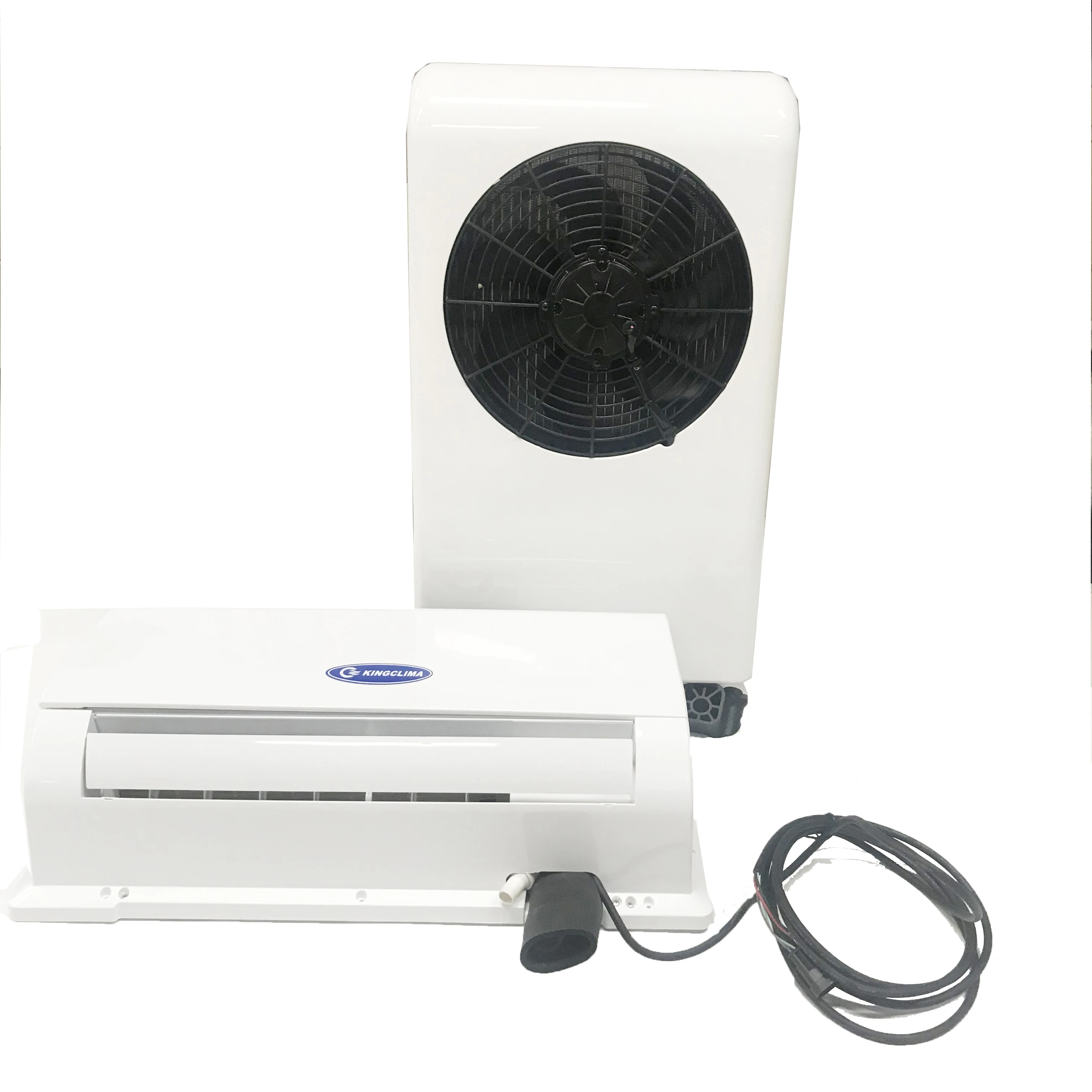 12V Split Solar Electric Air Conditioner - close-up view