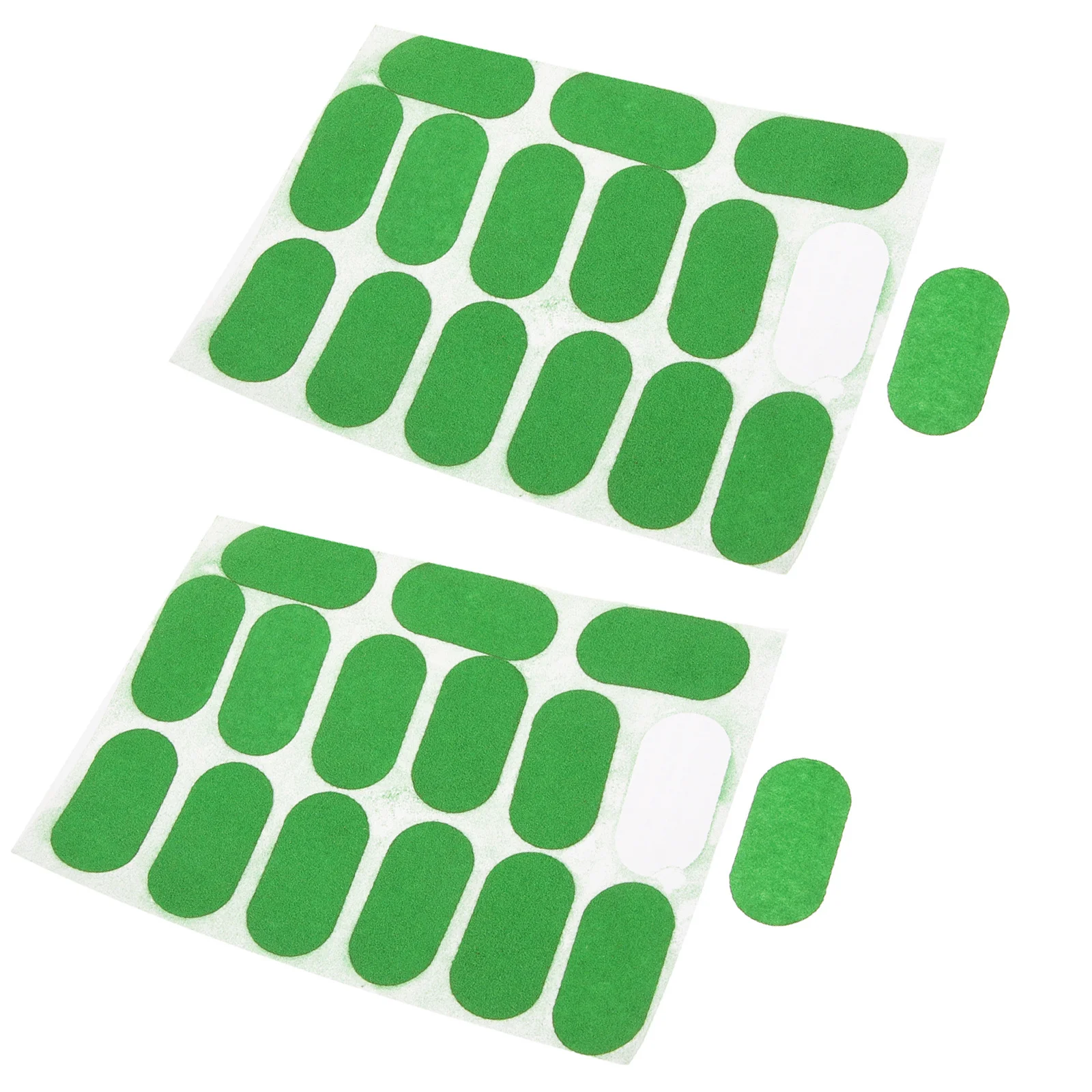 

2 Sheet Pool Table Cloth Repair Stickers 1.97x0.98inch Green Billiard Patch Snooker Table Felt Mending Kit Accessories
