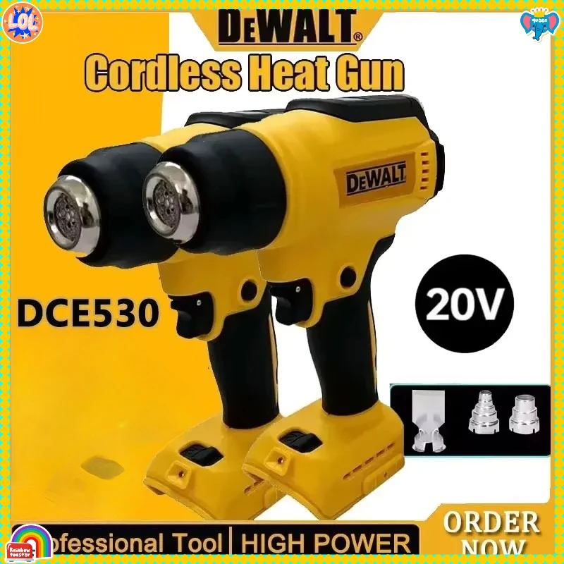

DEWALT DCE530 300W Cordless Heat Gun High Power Thermal Blower for Welding And Heat Shrink Wrapping Compatible Tool