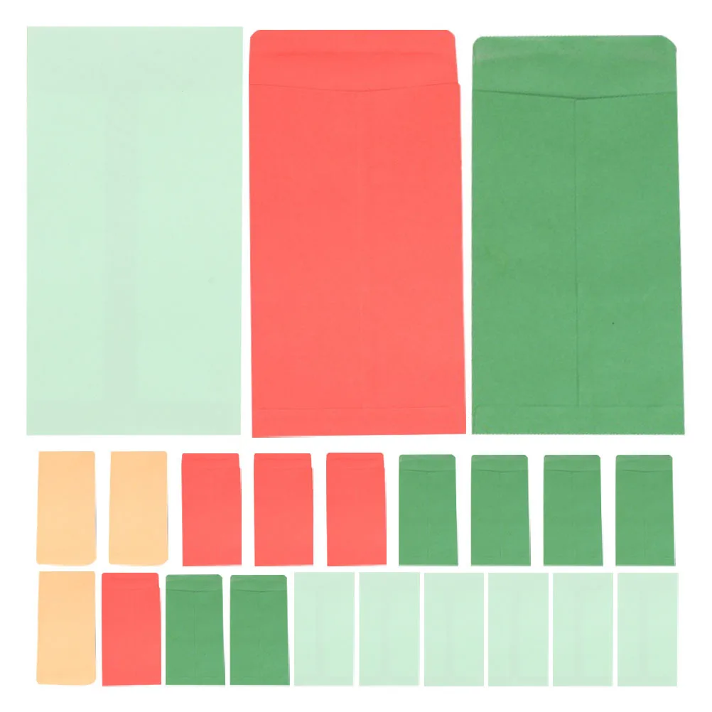 50 قطعة المغلفات النقدية ورقة متعددة الاستخدام الميزانية التخزين المنظم الحقائب للمال عملات نصائح العناصر الصغيرة المغلفات النقدية