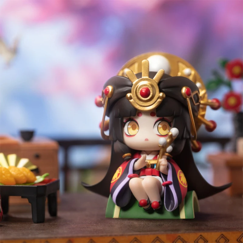 Onmyoji Ukiyoyoyo Series Blind Random Box Toys Anime Figure Doll Mystery Box Kawaii Model Cute Decoration For Girls Surprise Box