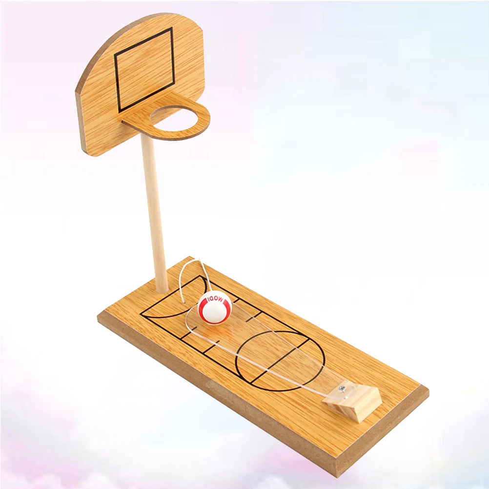 1 set 1 Set Mini Holz Basketball Spiel Tabletop Finger Für Kinder Hand-Auge-koordination Eltern-kind-Interaktive spaß