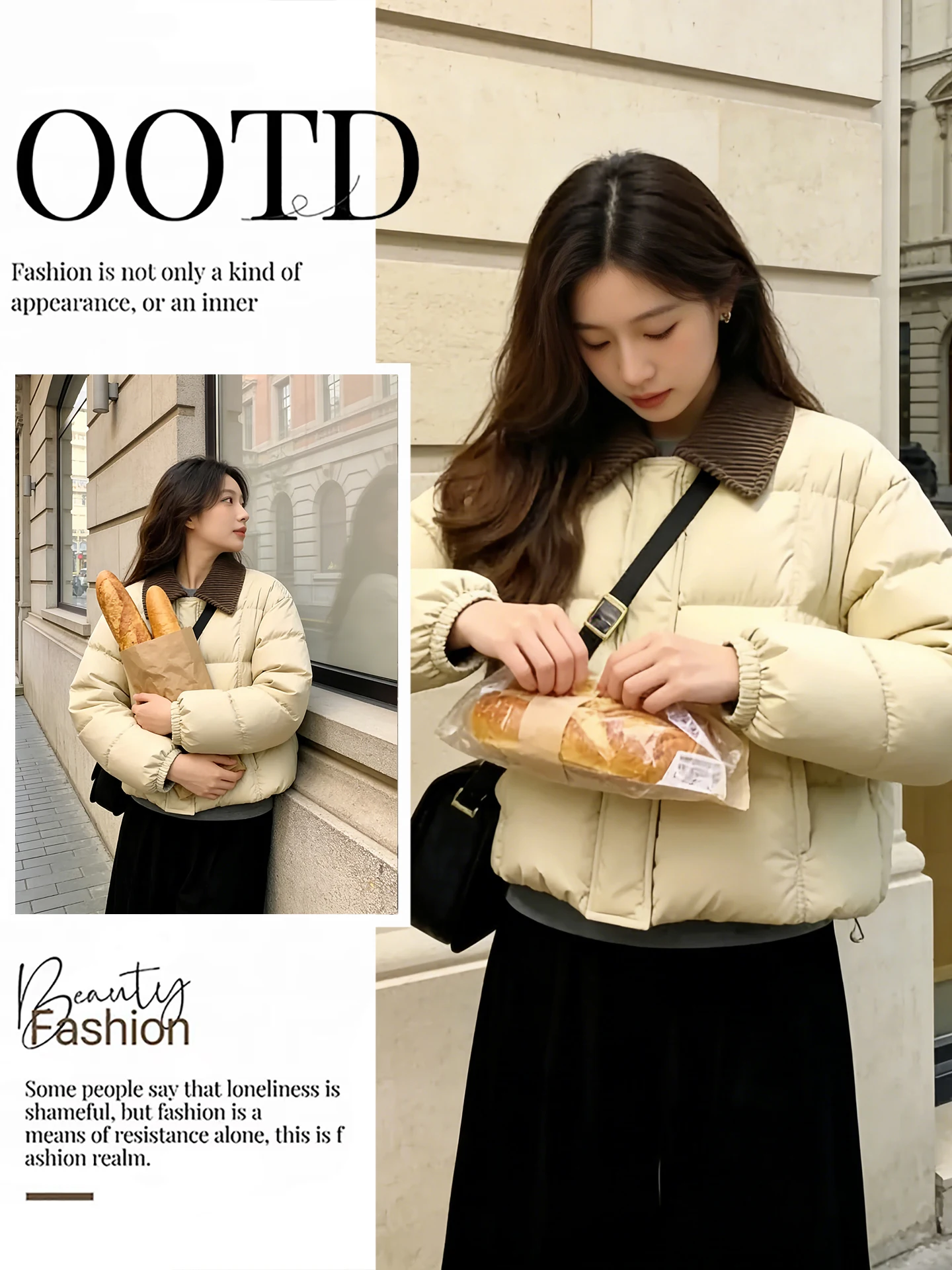 

Ретро-куртка-пуховик из хлопка для женщин, весна 2026, с отложным воротником, вельветовыми вставками, модная, универсальная, антивозрастная