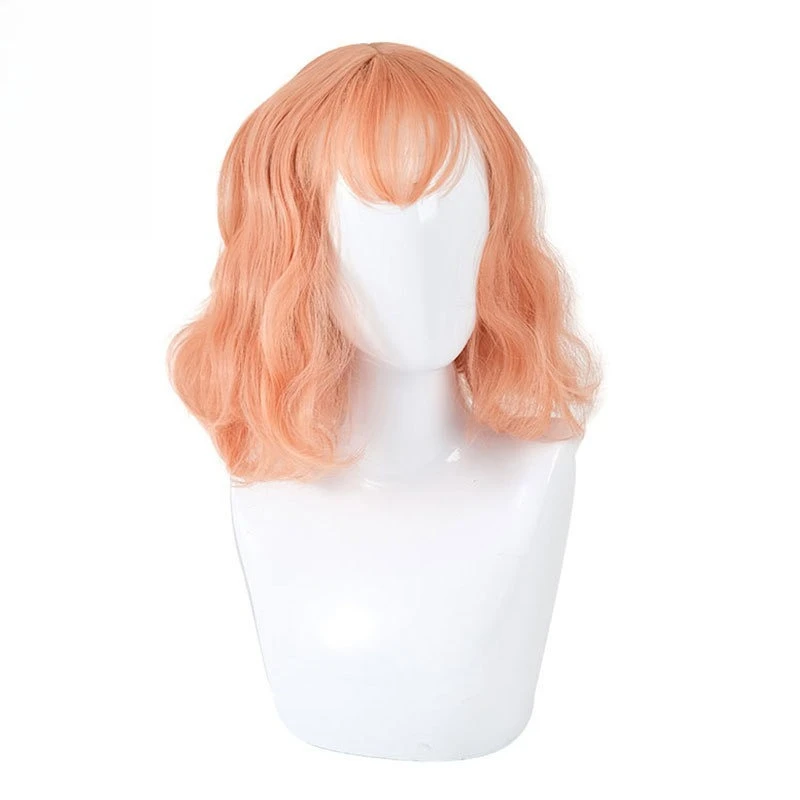 

Anime Cosplay Orange Gradient Color Curly Wig Cosplay