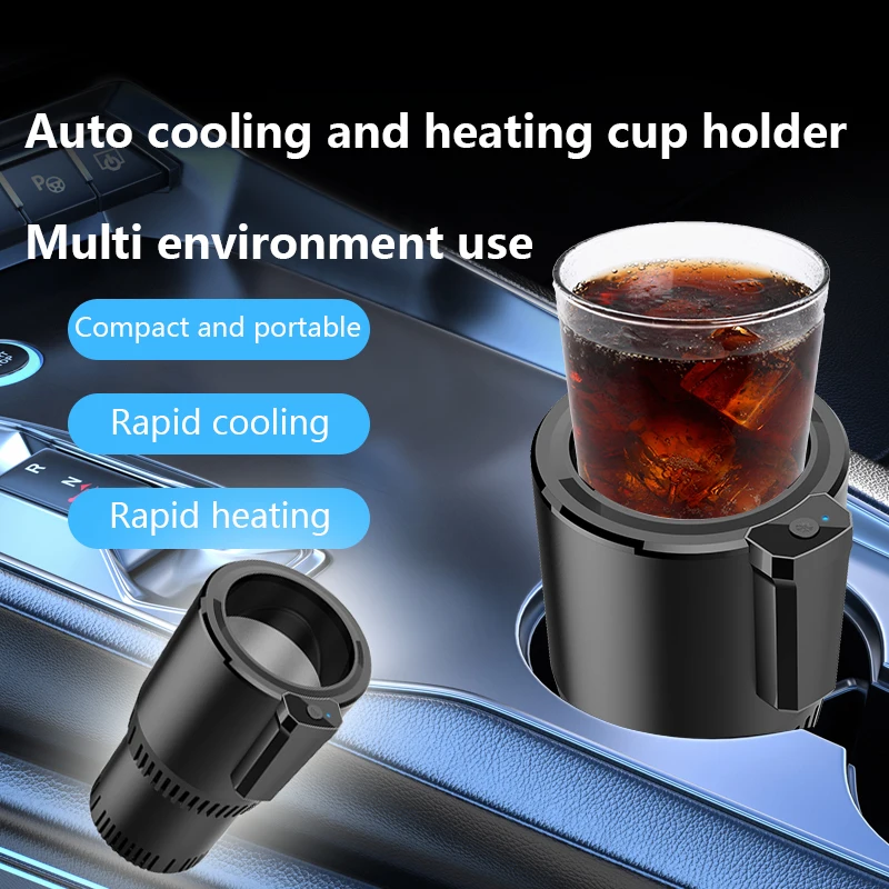 

2-In-1 Smart Car Heating Cooling Cup Car Hot And Cold Cup Drinks Holder Home Fast Refrigeration Cooling/Heating For Car Interior