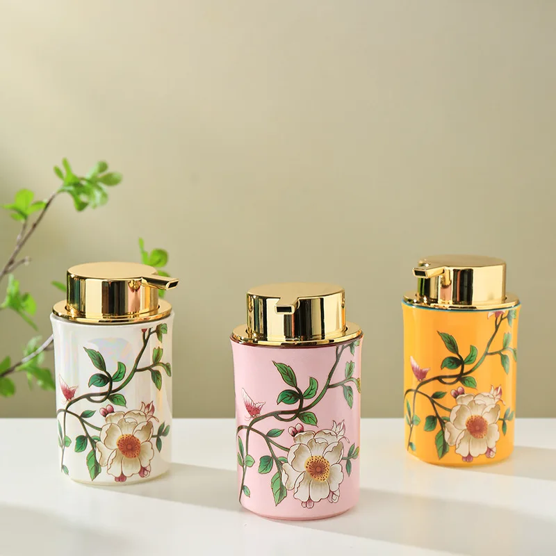 

300ml Foam soap dispenser hand sanitizer bottle ceramic mousse bubbler lotion sub bottle bubbler bathroom accessories