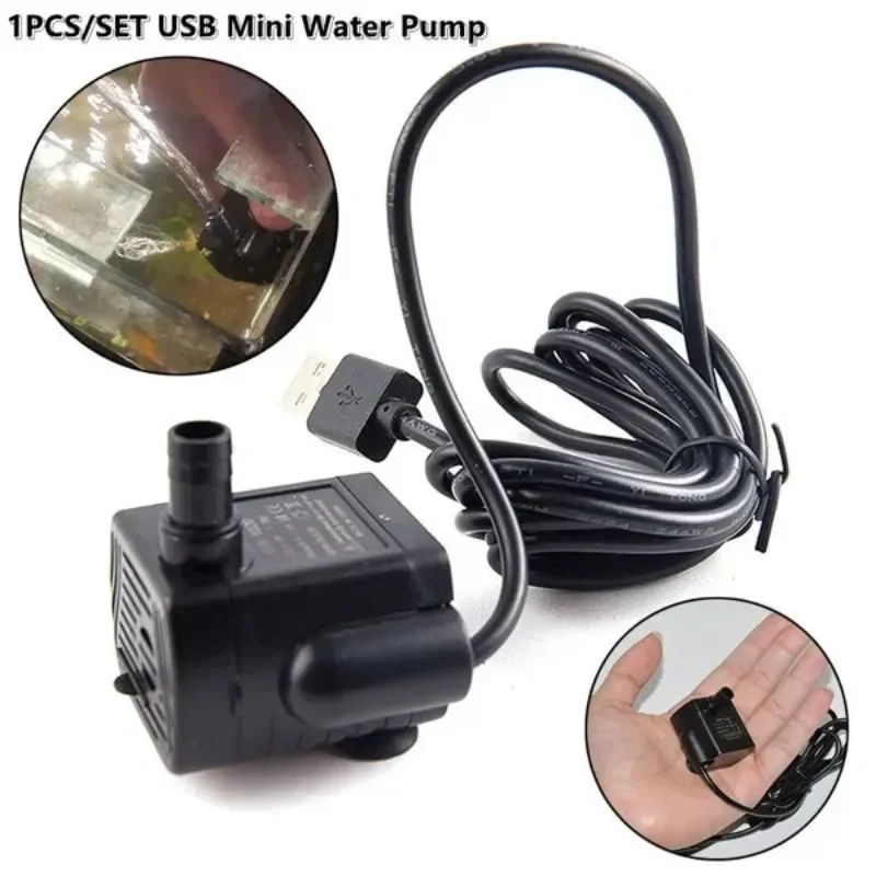 Mini-USB-Wasserpumpen, geräuscharme bürstenlose Wasserpumpe für DIY-Aquarien