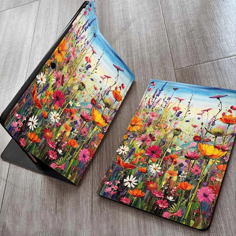 

Colorful Flower Field Painting For OPPO Realme Pad Air X 10.36 11 Inch Tablet Case