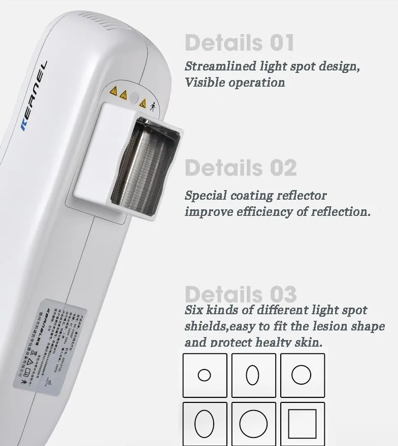 New 308nm UVB phototherapy device 311nm UV light therapy machine excimer light vitiligo psoriasis treatment