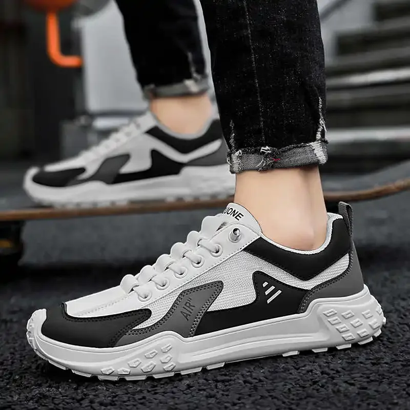 

Legitimate Leather Spring-autumn Outdoor Men Basketball Original Sports Shoes Runner Sneakers Super Brand Of Famous Brands