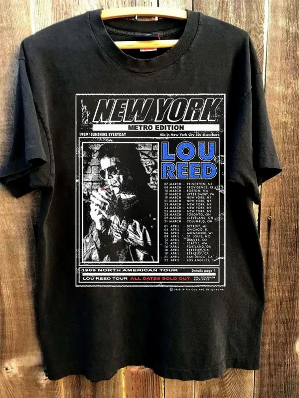 90S Lou Reed Fan Cl… - image