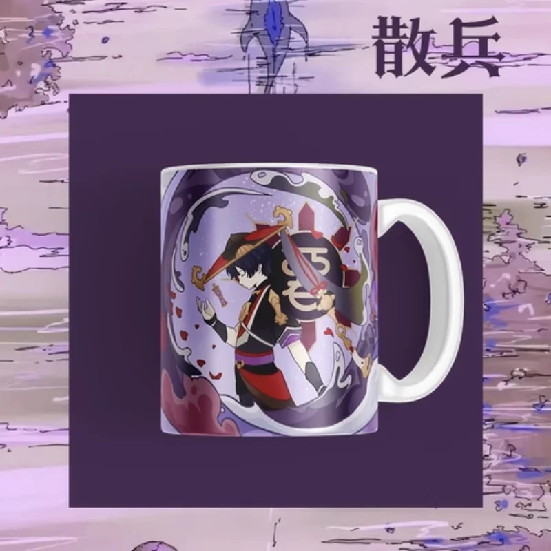 

Anime Game Cos Scaramouche Thoma Yoimiya Venti Sangonomiya Kokomi Kamisato Ayato Ceramic Print Mug Gift