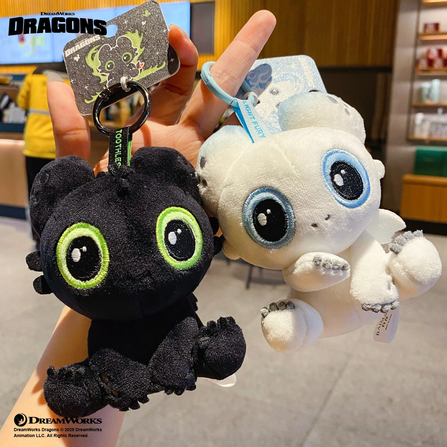 

How to Train Your Dragon Toothless plush Pendant toy Keychain cartoon animal stuffed Plush Dolls bag decor kids gifts