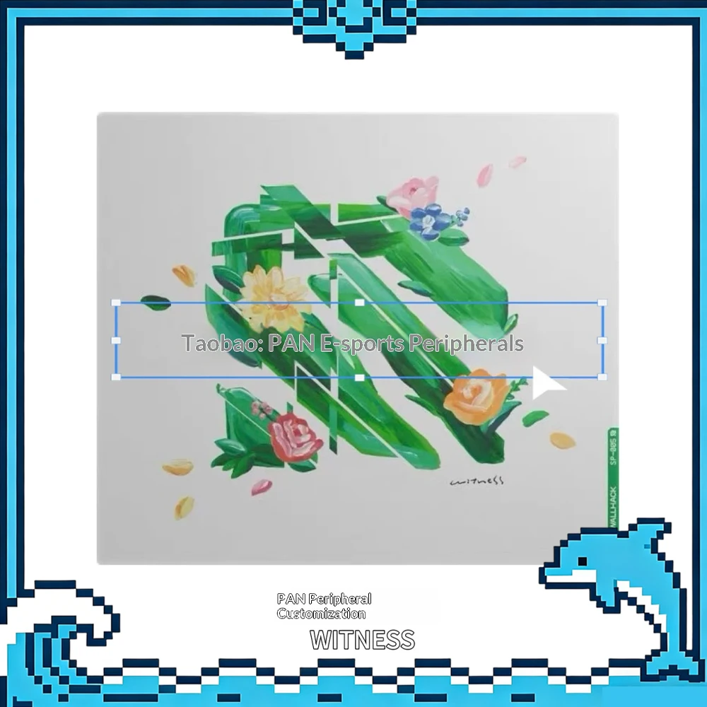 PAN Esports SP005 WITNESS Glass Gaming Mousepad  FPS Both Control And Smoothness Mouse Pad For TTK APEX CSGO PC Accessories Gift