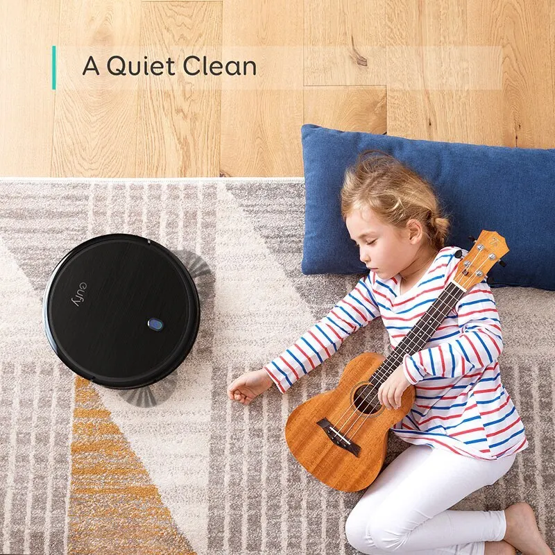 Eufy BoostIQ RoboVac 11S (Slim), robotic vacuum cleaner, super slim, 1300Pa strong suction, silent self-charge 1300Pa Strong Suction