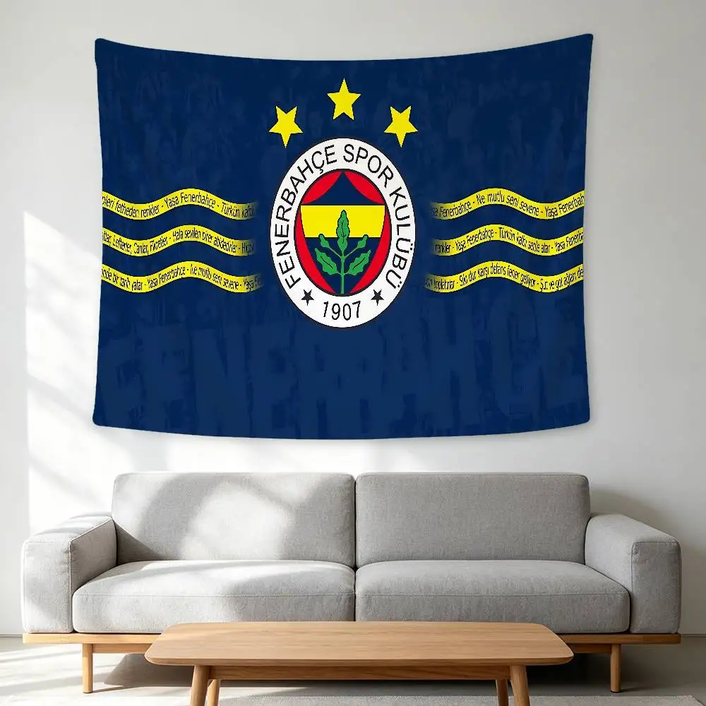 Club T-TurkeyS F-Fenerbahce-E Wall Hanging Tapestry Wall Hanging Psychedelic Hippie Tapestry Bedroom Decoration