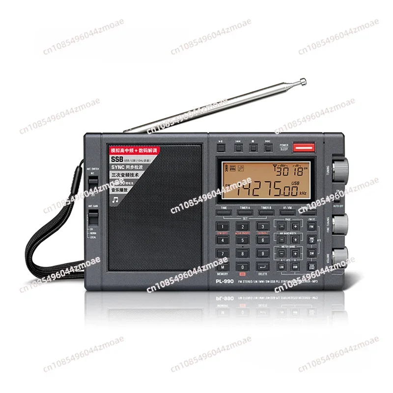 Pl-990 Portable FM MW SW All Band SSB Radio Music Player Bluetooth Speaker Tecsun PL990 Radio