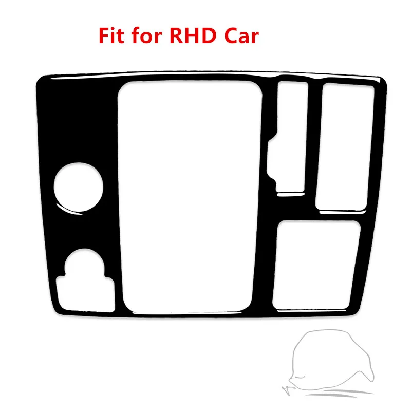 Piano Black ABS Car Center Console Gear Shift Box Panel Cover Trim Styling Sticker Fit For Audi A6 S6 C7 A7 S7 4G8 2012-2018