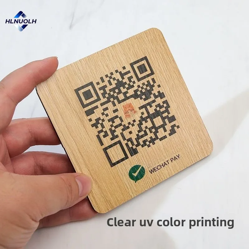 

Custom WiFi Wooden Signs Block with Network Name Password and Scannable QR Code for Home, Office, Shop, Internet Cafe, Lobby