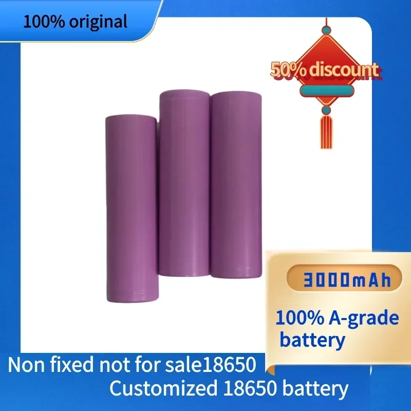 2024 18650 battery free shipping  latest best-selling 35ELI-ION 3.7V 3000MAH+charger rechargeable battery for screwdriver