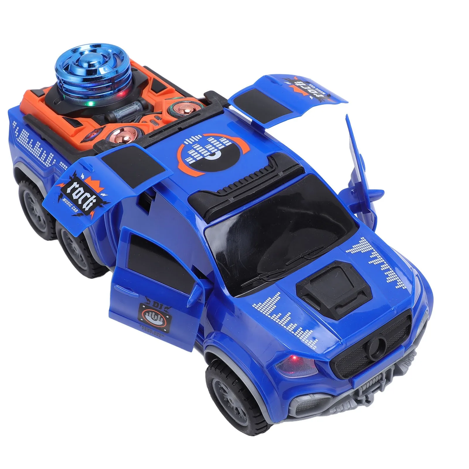 子供向け電動おもちゃ車モデル。音楽と光を搭載し、オフロード走行が可能。男の子向けのダンス機能付き回転式オフロード車モデル。