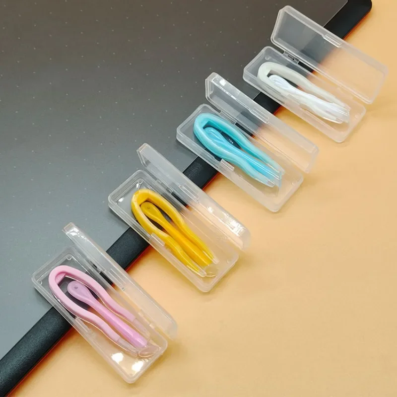 New 1PCS Women Contact Lenses Case Mini  Contact Lenses Tweezers Girl Travel Eyewear Kit Holder Container Accessories