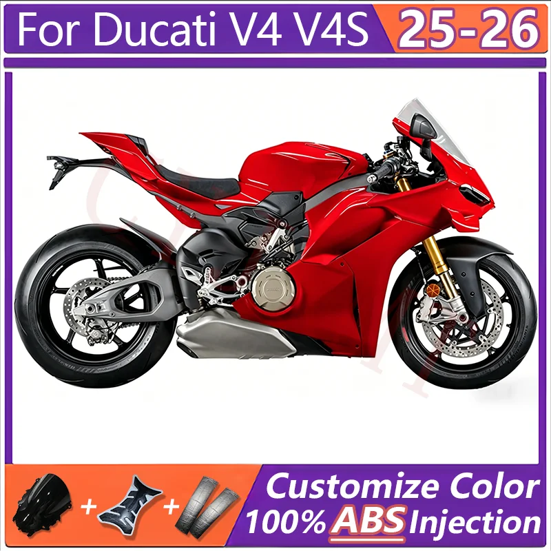 Motorcycle Plastic Fairing For Ducati V4 S 2023 2024 Bike Fairings Body Kit Panigale V4S 23 24 Bodyframe Housing Protective Case