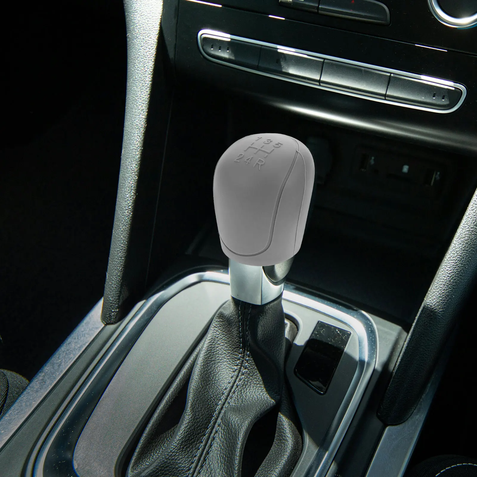 

2 Pcs Car Interior Set Shift Gear Cover Decoration Cars Stick Automobile Lever Universal Protective Button Lid