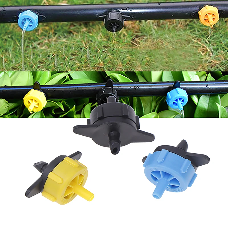 

10Pcs 2L/H,4L/H,8L/H Dripper Agriculture Tools Micro Irrigation Pressure Compensating Emitter Greenhouse Watering Dripper