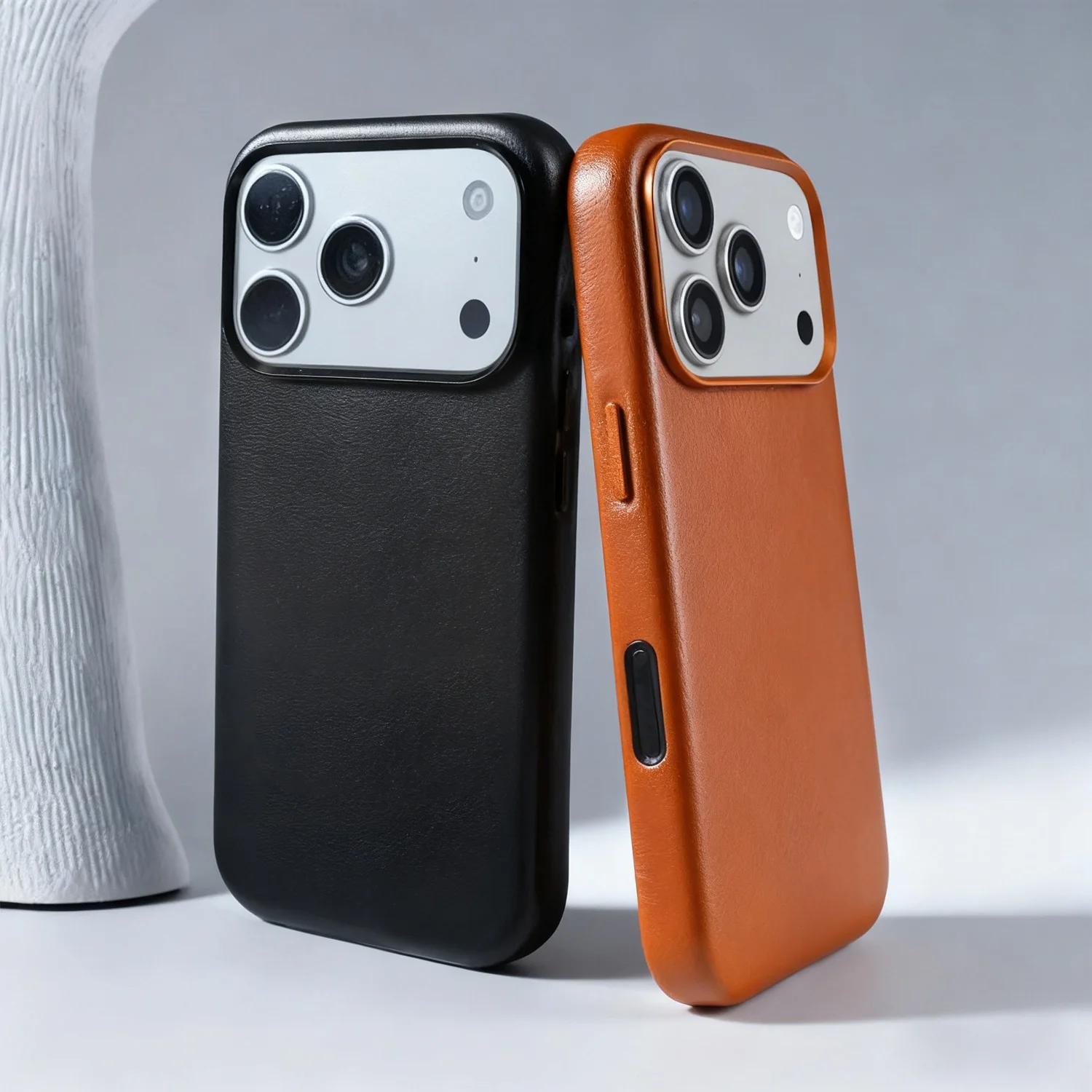 

Роскошный масляный воск из натуральной кожи, чехол для iphone17 Pro Max 16Pro 15Pro для Magsafe, магнитный чехол, поддержка беспроводной зарядки