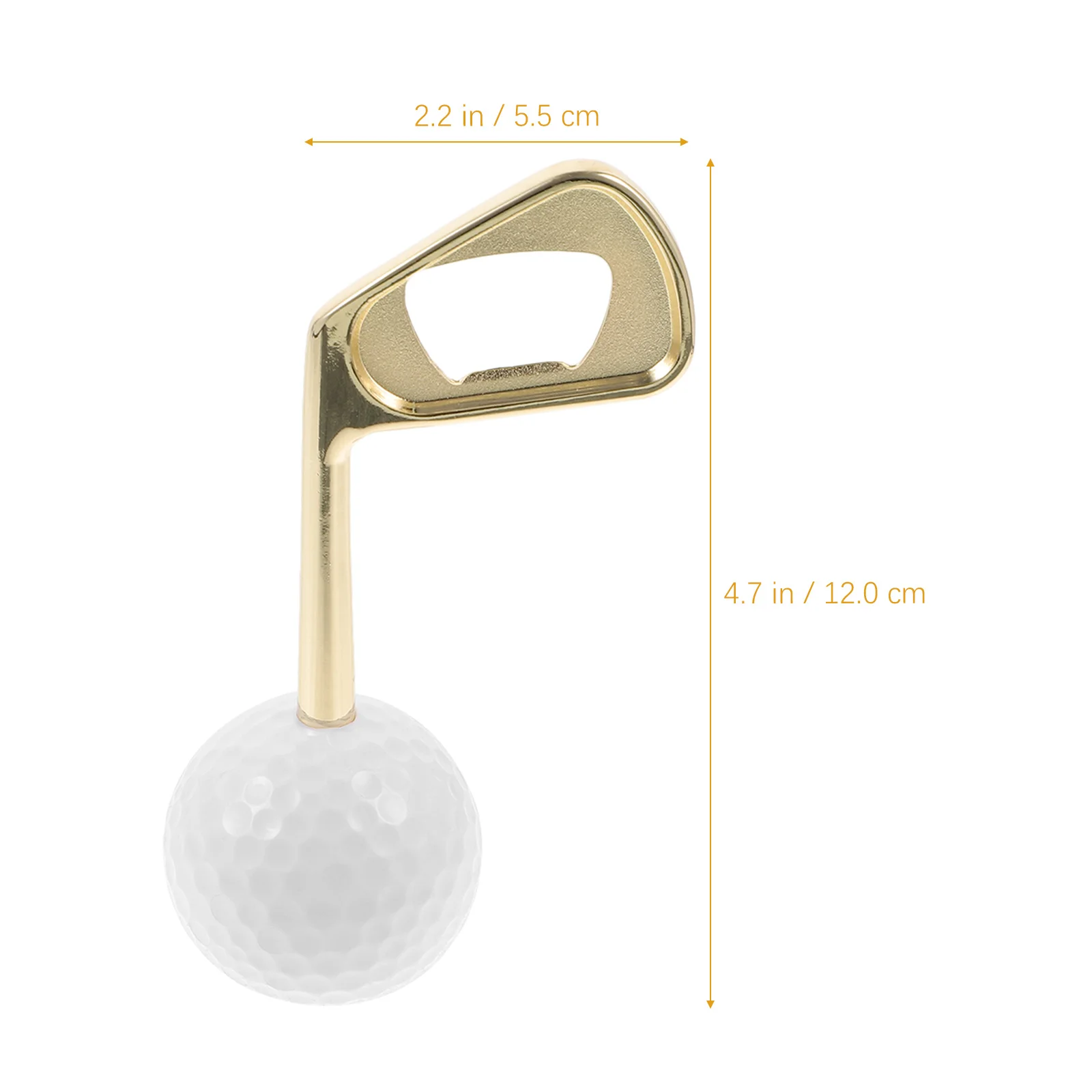 

Golf Bottle Opener Metal Beer Opener Unique and Special Gift for Beer Enthusiasts Simple and Practical Design for Various Scenes