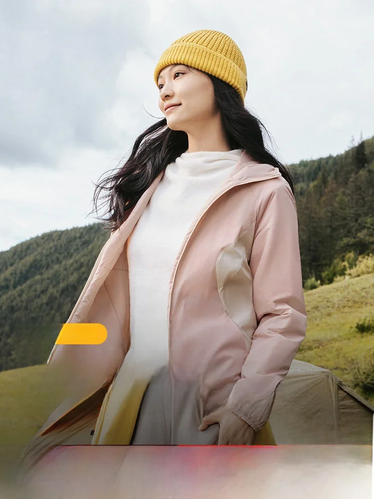 

Banana Le Women's Hooded Quilted Jaet Lightweight Outdoor Coat Windproof Warm Tee-Proof ort Outerwear for Autumn