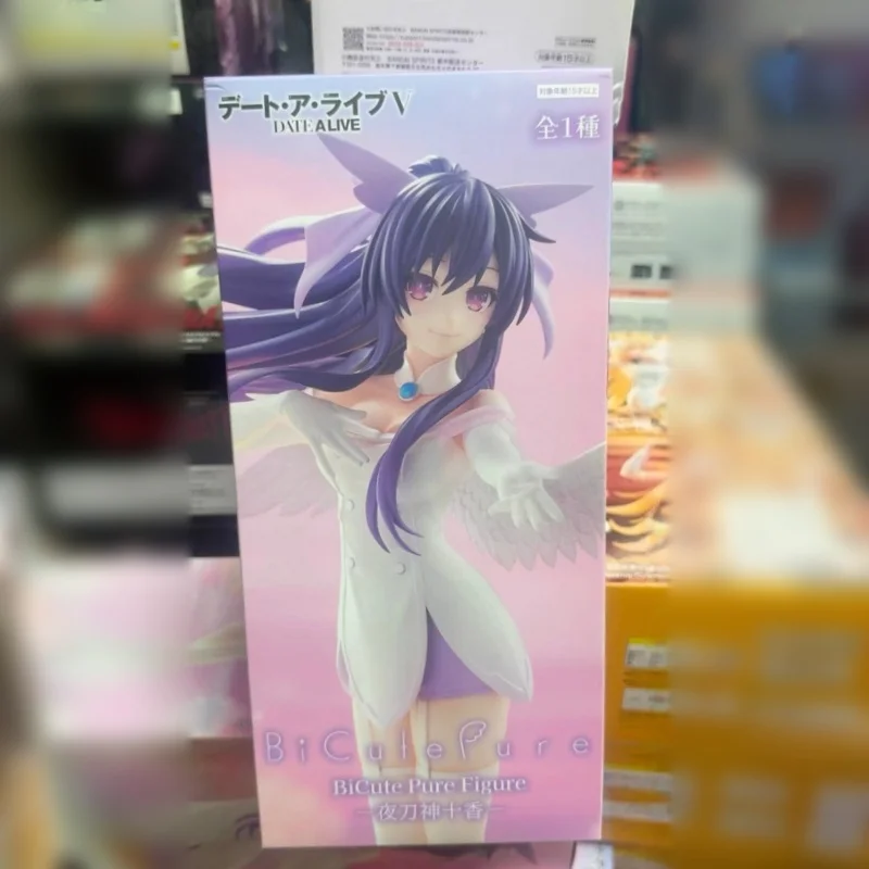 

В наличии Новая Оригинальная Фигурка FuRyu BiCute Pure DATE A LIVE Ятогами Тока 23 см, Коллекционная Аниме-фигурка, Модель, Игрушка, Подарок