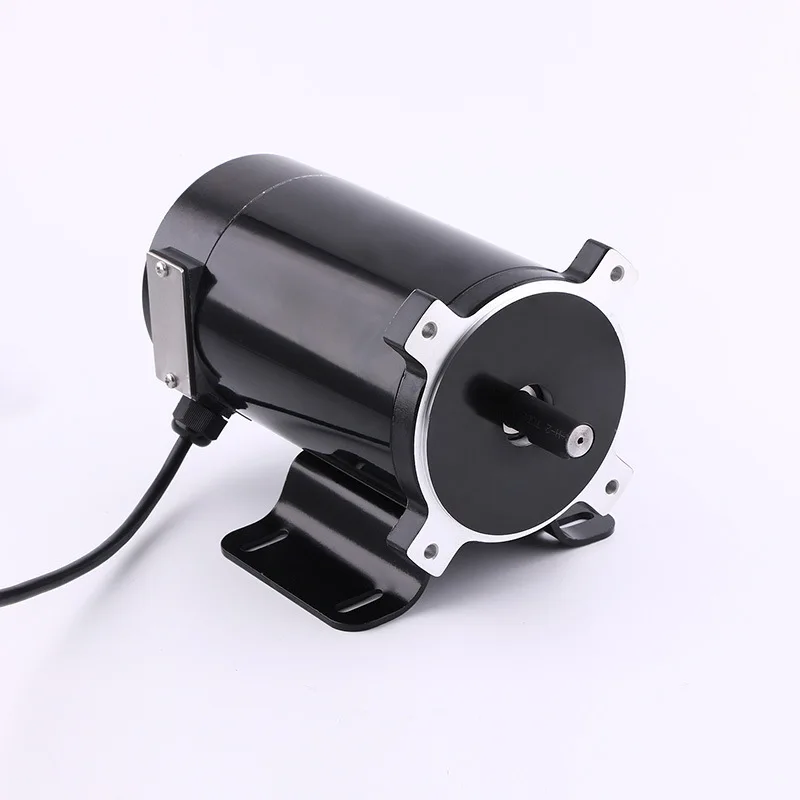 Permanent magnet DC synchronous motor with special flange with feet 750W horizontal permanent magnet DC