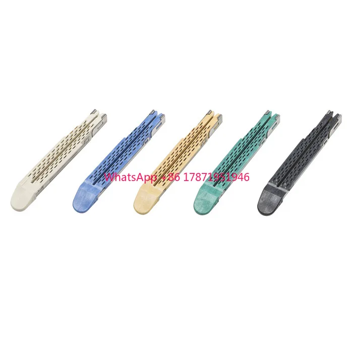 Manual endoscope Linear cutter Sutcher Cartridge Articulated and reloaded Abdominal surgery Durable steel metal plastic material