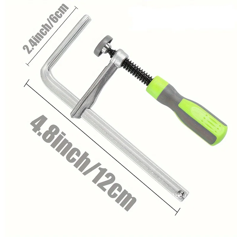 1pc Clutch Style Bar Clamps 12 In 600 lb Woodworking Clamps with Ergonomic Handle Cabinetry,Bar Clamps for Woodworking